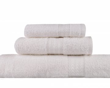 Set Prosoape De Baie Hobby Simplicity White, 100% bumbac, 3 bucati, alb