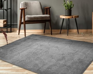 Covor Bedora Hampton 963 Ebony, 100% polipropilena, dreptunghi, negru 120 x160 cm