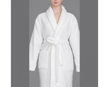 Halat de Baie Snow, XXL, 100% bumbac, 350gr/m2, alb