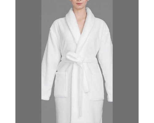 Halat de Baie Snow, XXL, 100% bumbac, 350gr/m2, alb
