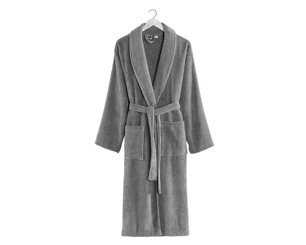 Halat de Baie Horeca Grey, L/XL, 100% bumbac, gri