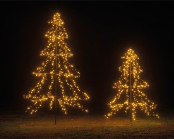 Decoratiune Luminoasa Lumineo Tree, 8 functii, 300 cm, 600 LED, lumina calda
