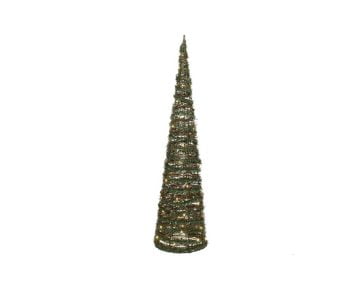 Decoratiune Luminoasa Lumineo Tree, 19x19x60 cm, 40 LED, multicolor, lumina calda